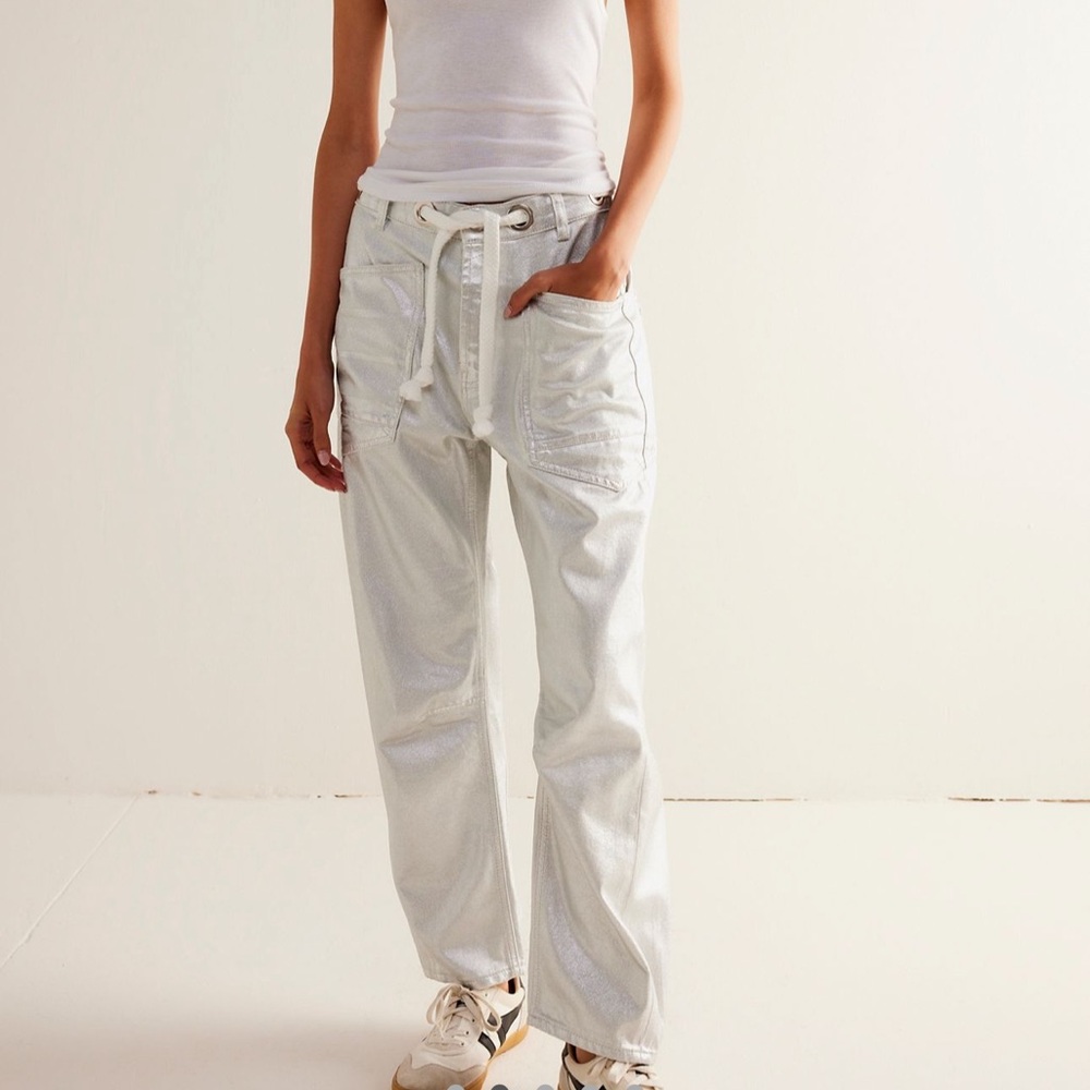 FREE PEOPLE MOXIE BARREL JEANS